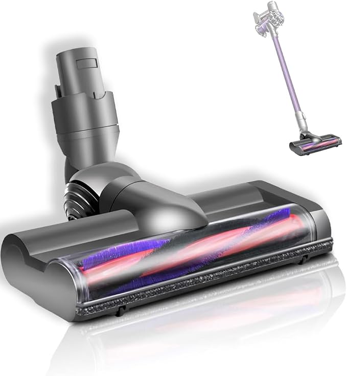 Motorisierter Bürstenkopf, Kompatibel Mit Dyson V6 Dc58 Dc59 Dc62 Dc72 Dc74 Sv04 Sv06 Sv09, Direktantrieb-bodenbürste, Ersatz Für Hartböden, Teppiche Und Läufer