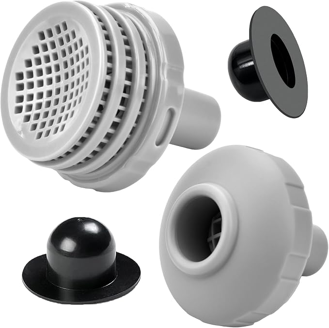 Pipihome Wasserzulauf- Und -ablauf-ersatzteilset Für Aufstellpools, Ersatzteil Für Intex/coleman Poolzubehör (1 Set)