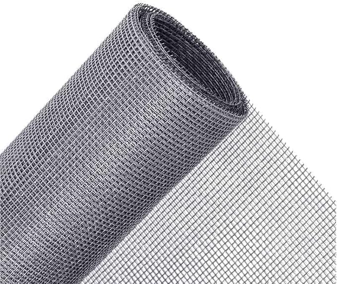 Moskitonetzstoff Als Meterware, Moskitonetz Für Türen Und Fenster, Fiberglas-moskitonetzstoff In Grau, Weiß Oder Schwarz, Moskitonetzgrößen Nach Wahl (120 X 300 Cm, Grau)