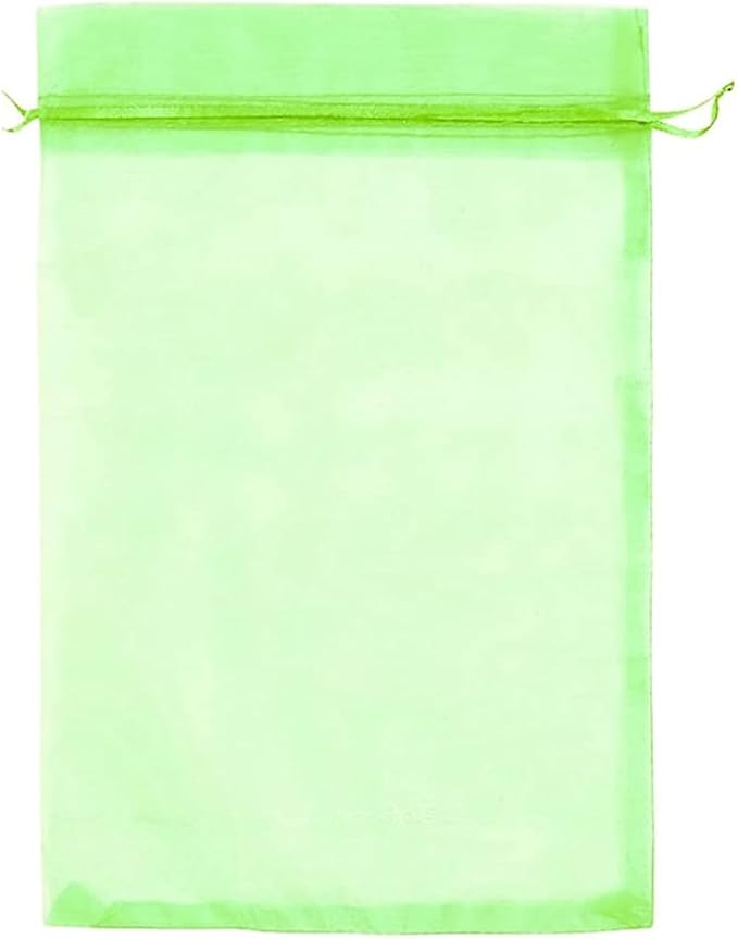 50er-pack Schutzbeutel Für Weintrauben – Mit Kordelzug – Wiederverwendbar – Aus Netzgewebe – Zum Schutz Von Pflanzen, Samen, Früchten, Blüten Und Beeren – Grün – 15 X 20 Cm