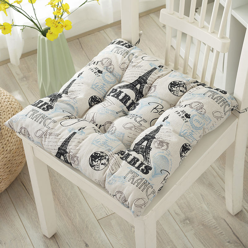 6er-set Stuhlkissen, 40 X 40 Cm, Dekorative Kissen Für Stühle Und Garten, Polyester