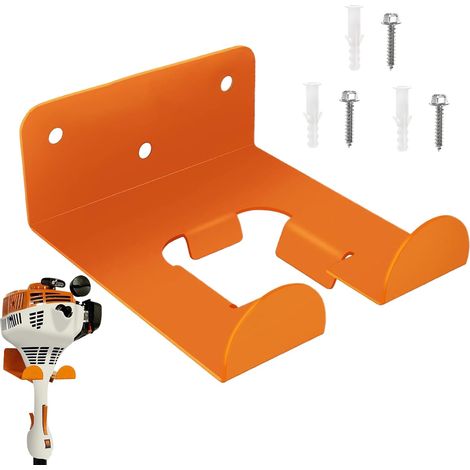 Gartengerätehalter, Garagenorganizer, Verstellbare Ablagefächer, Rostbeständige Beschichtung, Ideal Für Rasenmäherzubehör, Heckenscheren, Garage, Werkstatt, Gartenhaus