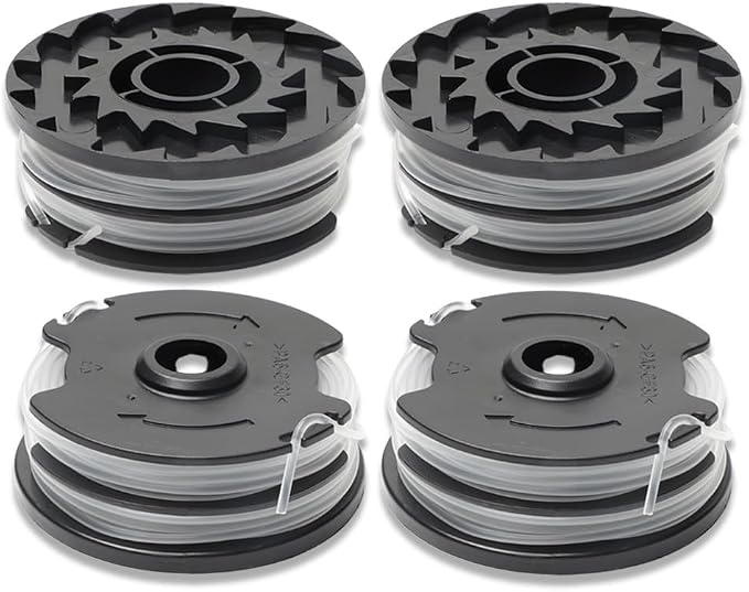 4 Ersatz-trimmerfadenspulen Kompatibel Mit Parkside Prta 20-li A1/b2/c3 Prt 300 A1 Prt 550 A1/a3, Trimmerfadenspulen (8,2 M X Φ1,65 Mm)