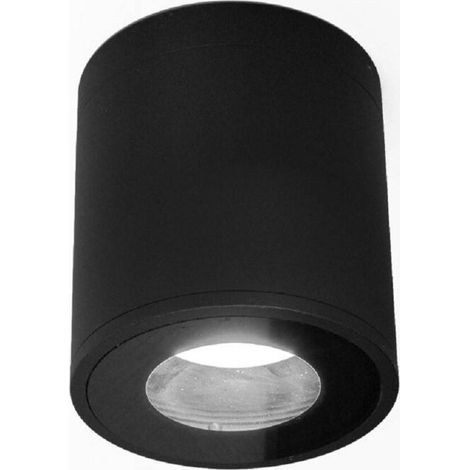 Deckenleuchte Für Badezimmer Und Duschkabine, Fassung Gu10, Wasserdicht Ip65, Schwarz