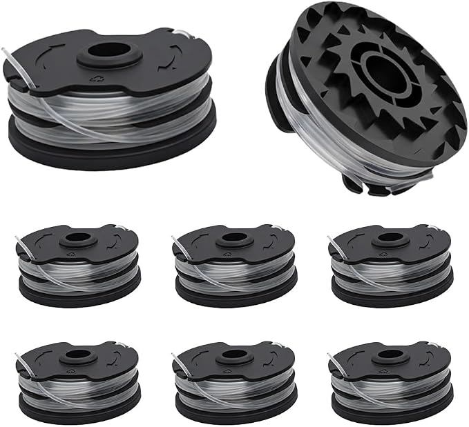 8 Ersatz-drahtspulen, Kompatibel Mit Parkside Prta 20-li A1/b2/c3, Prt 300 A1, Prt 50 A3, 1,65 Mm 10 M Spulenschneider Und Längenanpassung Für Prt 550 A1/a3, Prta Ta 20-li, C3-ian 365589