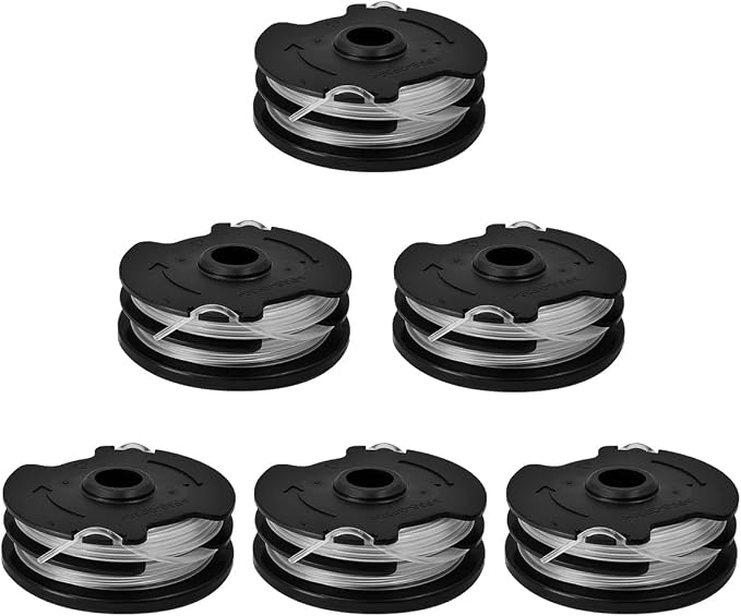 6 Stück Spulenschneider Für Parkside Nylonspule Für Lidl Rasentrimmer Parkside Prt 550 A1/a3, Prta 20-li A1/b2/c3, Prt 300 A1-10m (6 Stück)