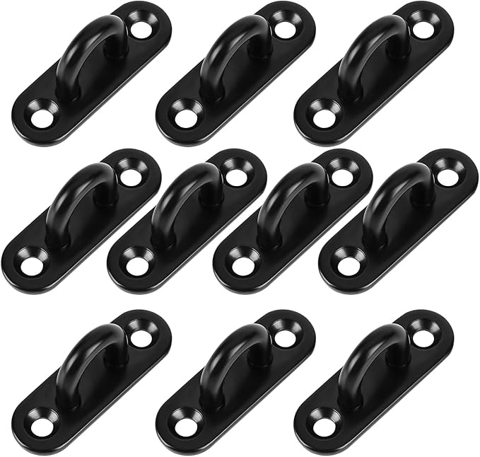 10-teiliges Set Aus Edelstahlbrücke, M6-edelstahlhaken, Deckenhalterung, Deckenhaken, Edelstahl-befestigungsring Für Decke, Wand, Schaukel, Hängematte