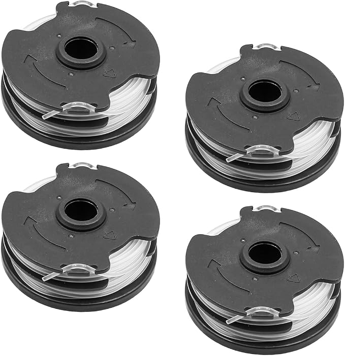 Alnicov 4er-pack Trimmerfaden Und Ersatzspulen, Kompatibel Mit Parkside Prt 550 A1 B2 C3 Trimmern