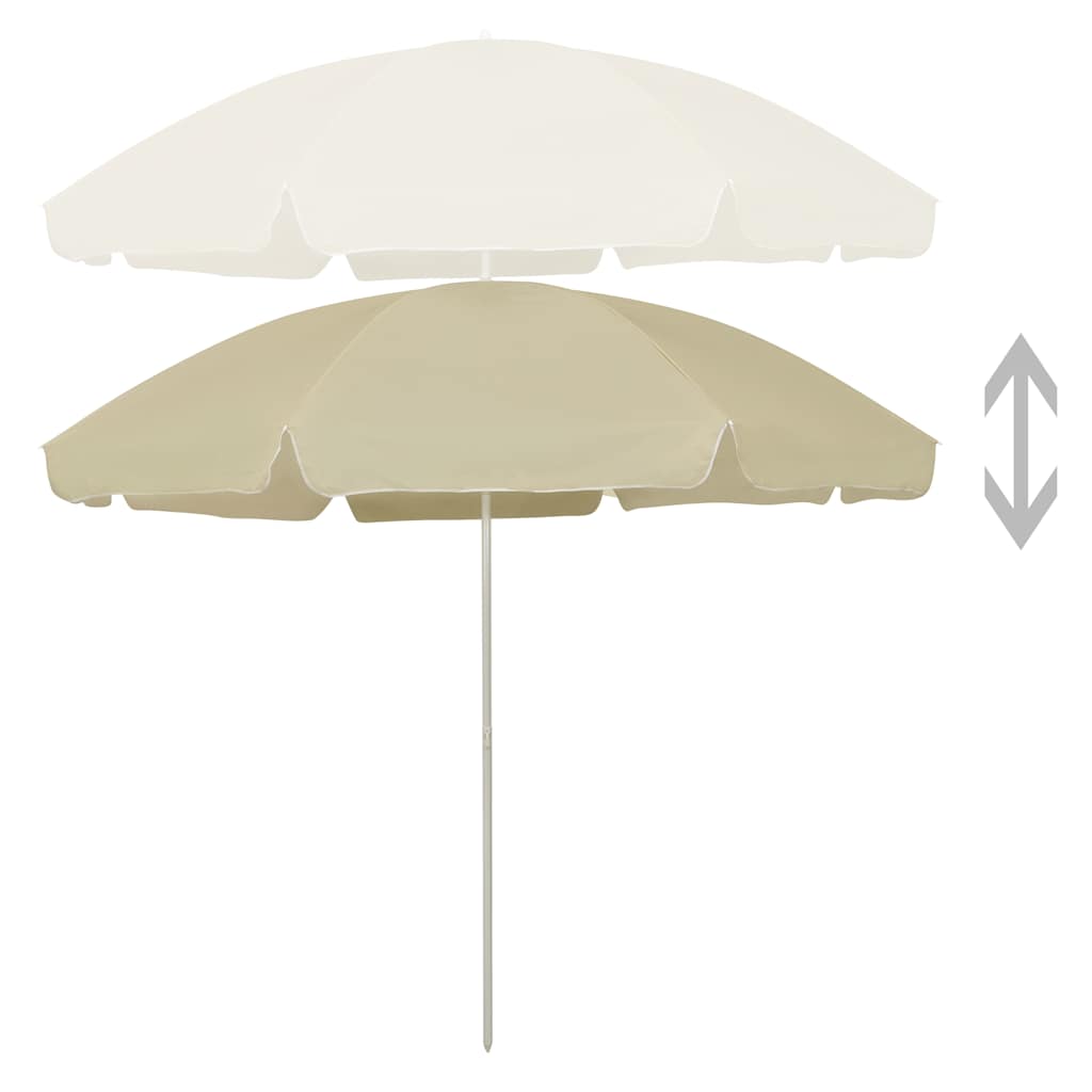 Maison Exclusive - Strandschirm Sandgelb 300 Cm