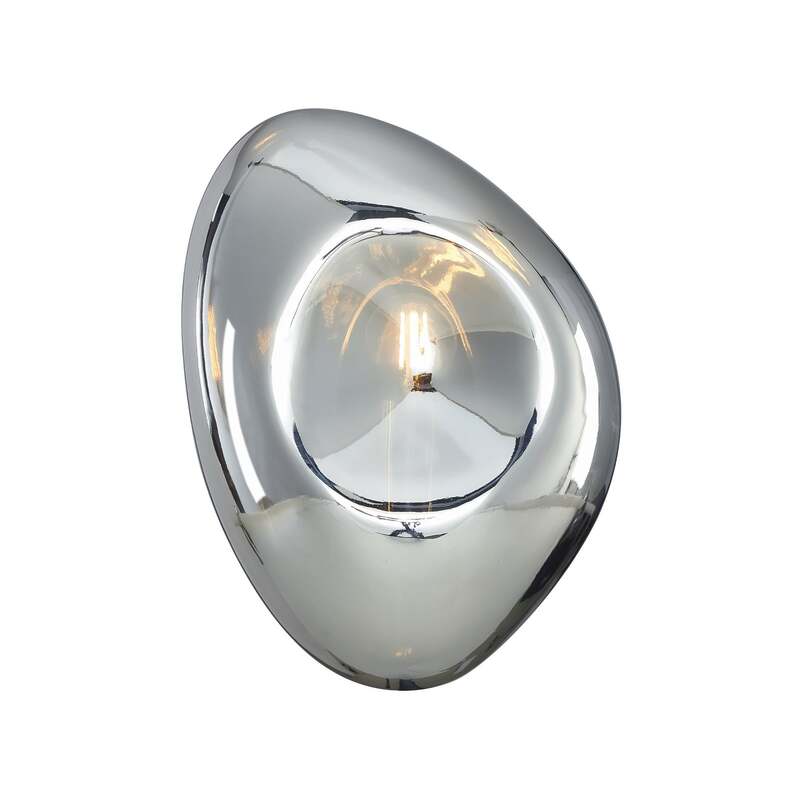 [neuwertig] B-ware Maytoni Wandleuchte Mabell Chromfarbene Designer Lampe Dimmbar 40w E14