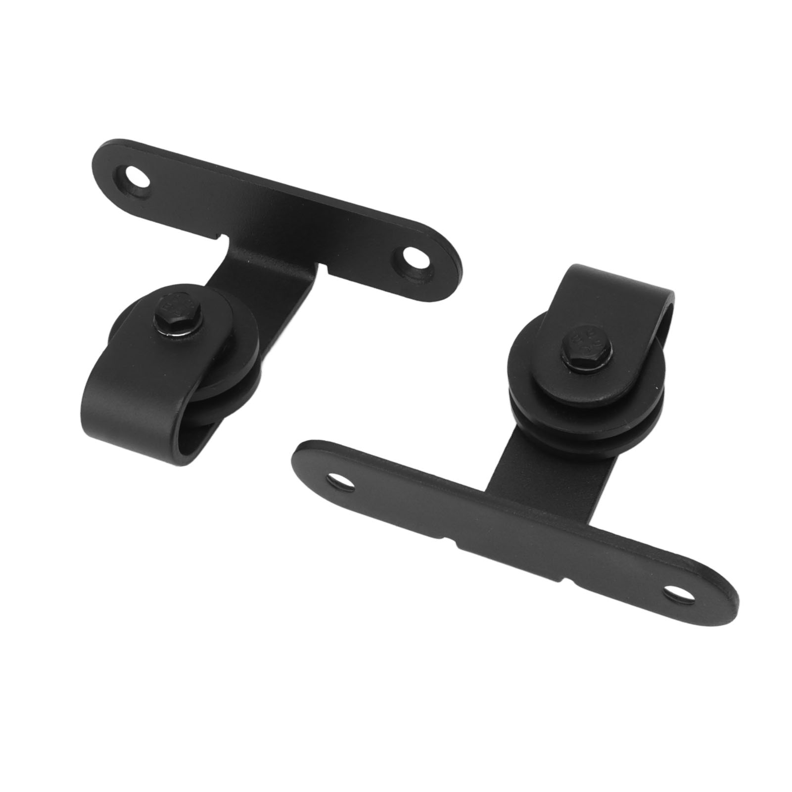 Schwarzes Schiebetürrollen-set, Miniatur-set, Schiebetür-hebeschiene Für Schränke
