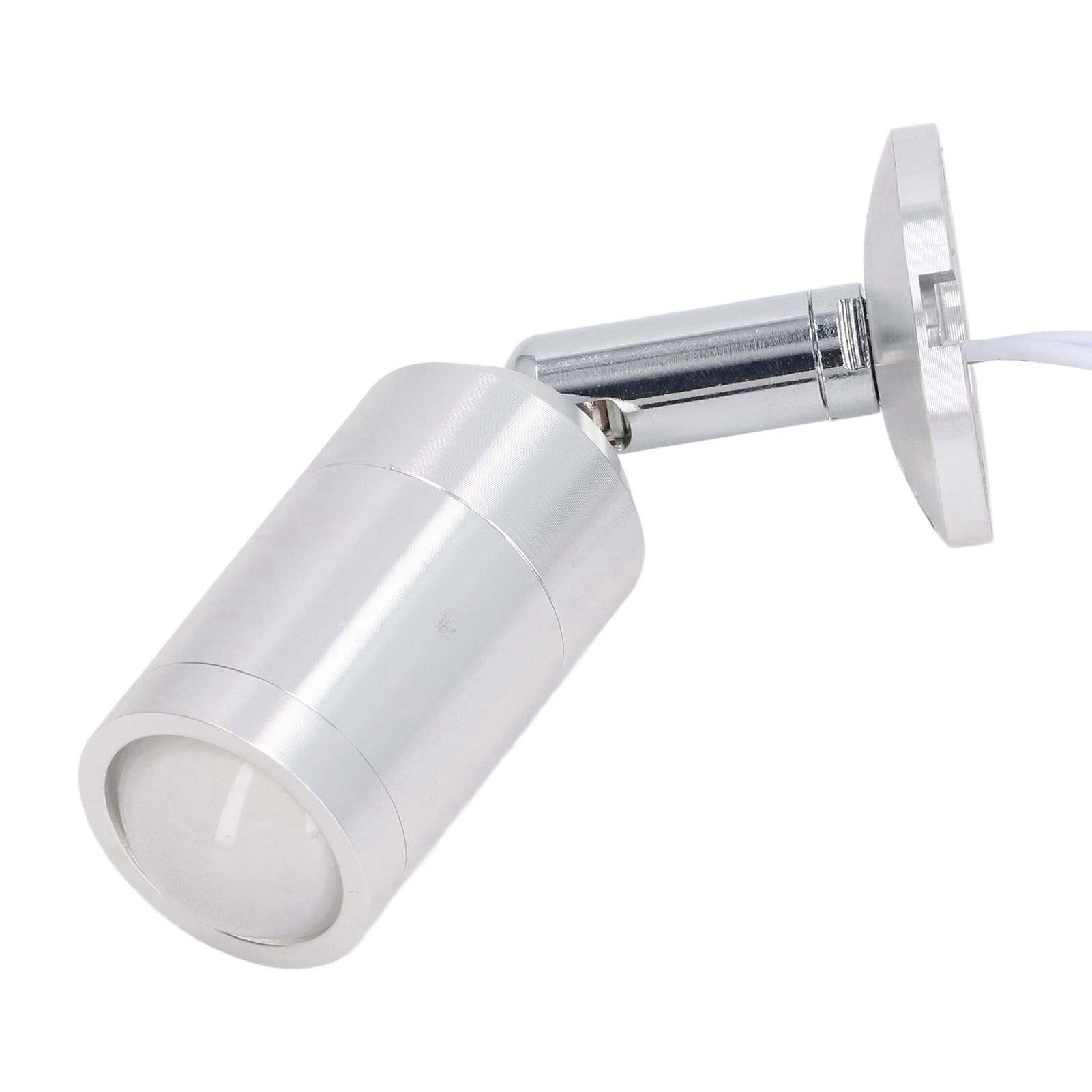 Led-miniaturleuchte Für Vitrinen Und Regale, Verstellbarer Winkel, Silberfarben, 220 V Wechselstrom, Warmweißes Licht (3000 K)