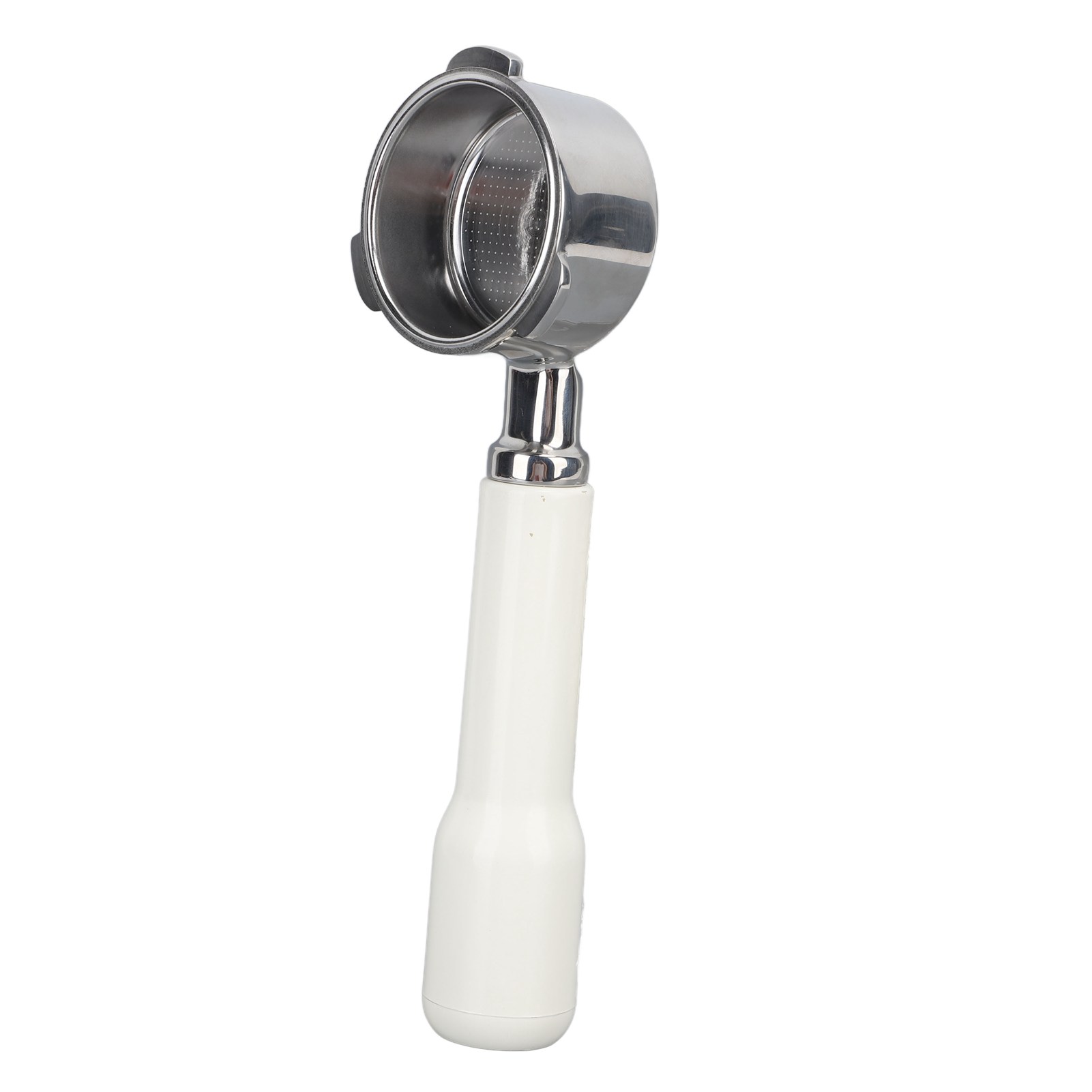 Bodenloser Kaffeefilterhalter 51 Mm, 3 Halterungen, Edelstahl, Für Kaffeemaschinen 6001, 5403 Und Kf5400, Weiß
