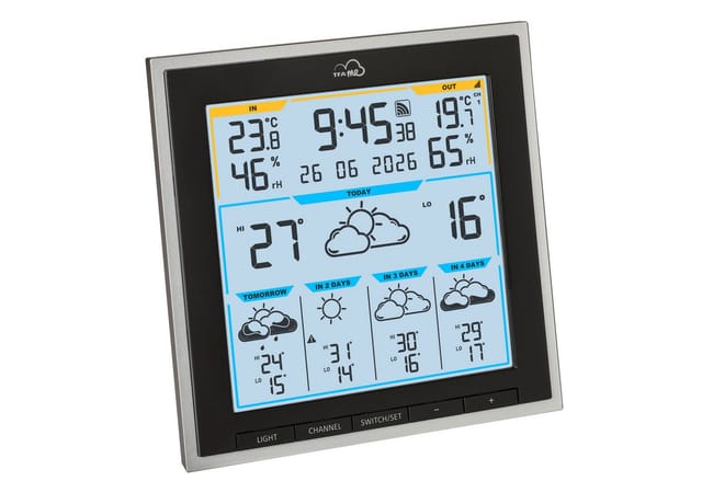 TFA Dostmann WLAN TFA 35.8105 TFA.me ID-08 mit Wetterprognose wetter.com Funkwetterstation