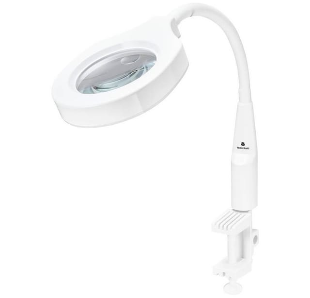 TOOLCRAFT Lupenlampe 2-in-1 Lupenleuchte TO-7447449, dimmbar
