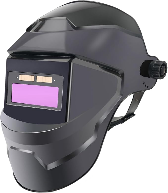 Automatisch Abdunkelnder Schweißhelm, Schweißmaske Mit Lcd-linse, Um 180° Verstellbarer, Hitzebeständiger Schweißhelm Für Wig- Und Mig-schweißen