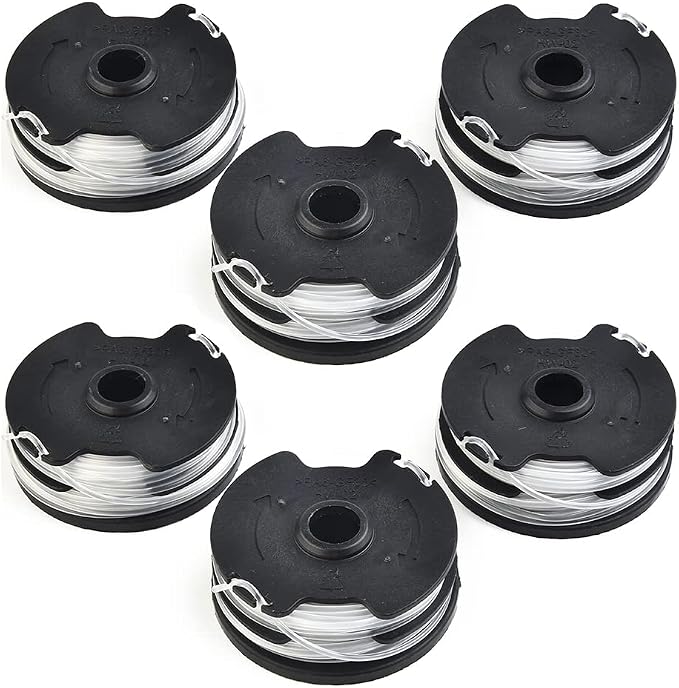 Qoxezy 6er-packung Rasentrimmerspulen Für Lidl Akku-rasenmäher Parkside Prta 20-li A1, B2, C3, Für Lidl Akku-rasenmäher Parkside Prta 20-li A1- Ian 311046-