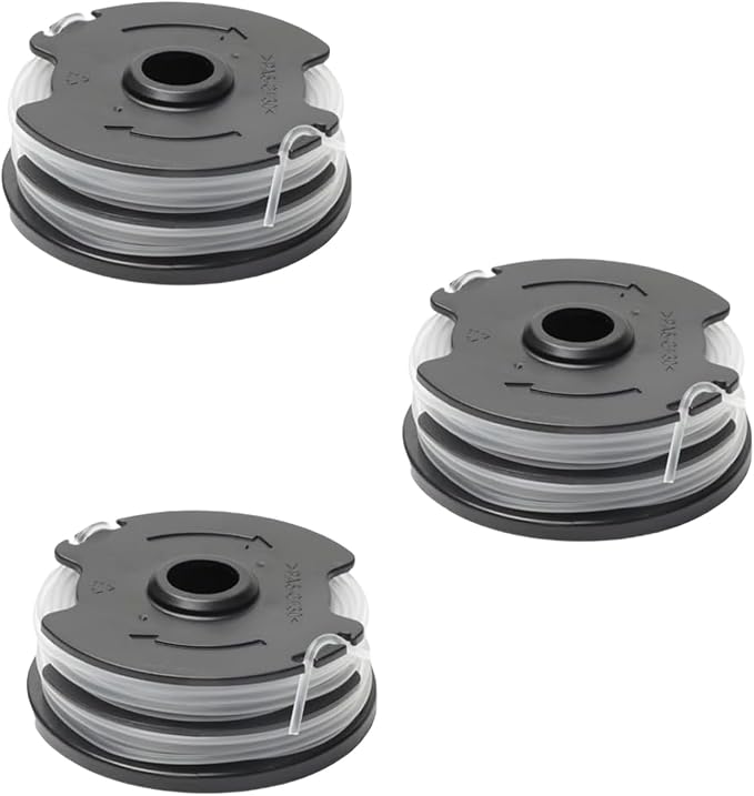 Packung Mit 3 Spulen Trimmerfaden, Kompatibel Mit Parkside Akku-rasentrimmer Prta 20-li A1, B2, C3, Prt 550 A1, A3, Prt 300 A1