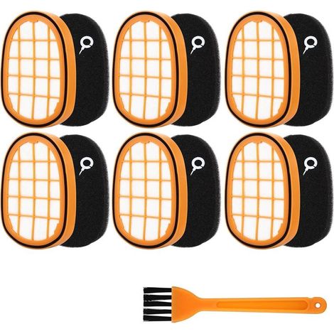 6 Ersatzfilter Für Philips Speedpro Max Aqua Staubsauger, Modelle Fc6812/6814/6822/6823/6908.