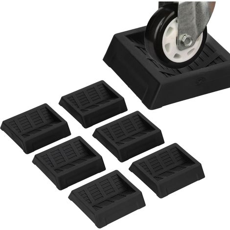 6er-set Schwarze Stopper Für Möbel, Böden Und Sofas, Stühle Und Schränke
