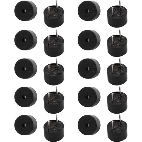 20 Stück Dc 5 V Aktiver Magnetischer Permanentton-alarm, 9 Mm X 5,5 Mm