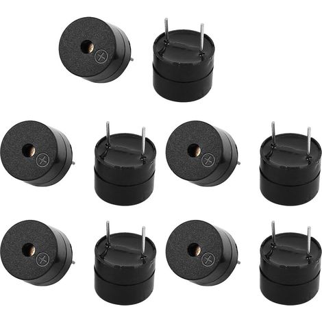 10 Stück Dc 12v Aktiver Magnetischer Dauerton Piepton Alarm 12mm X 9,5mm