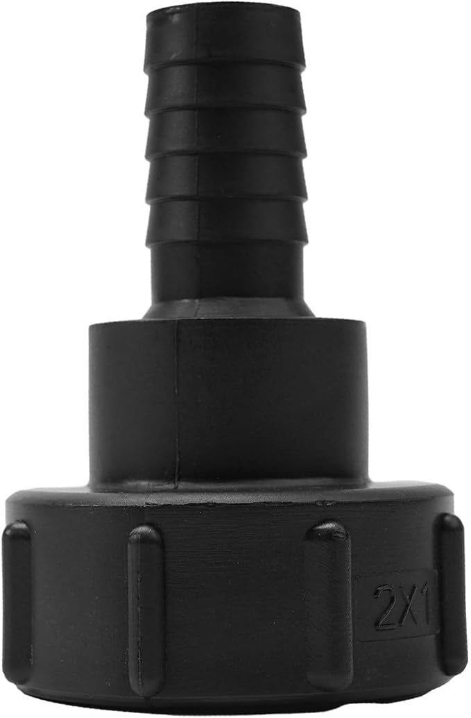 Adapter Für Ibc-tank An Gartenschlauch Mit 60-mm-einlass Und Verschiedenen Schlauchanschlussoptionen Für Den Außenbereich (3,8 Cm - (1,27 Cm - (anschluss Von 12 Schläuchen))