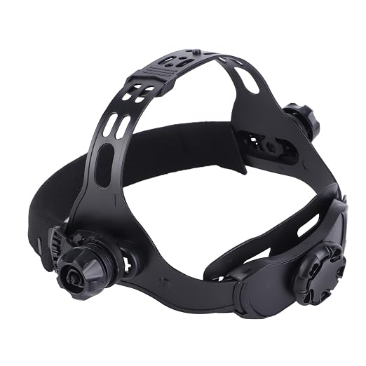 Verstellbare Schweißermaske, Schweißhelm-kopfband Für Solarbetriebene, Selbstverdunkelnde Schweißhelme (schwarz)