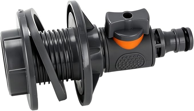 Wassertankhahn – Auslaufsicheres Regenfassventil Schwarzes, Abgedichtetes Ventil, Wassertankadapter Für Gartengewächshaus, Sanitärzubehör Für Küche, Haushalt Und Badezimmer