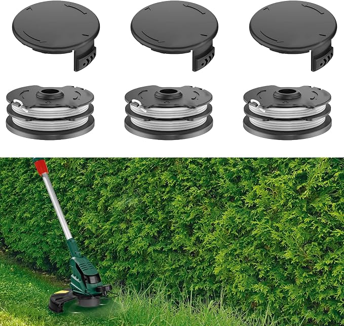Sportarc 3er-spulenset Mit Spulenabdeckung, Passend Für Parkside Prta 20-li A1 - Ian 311046, Prta 20-li B1 - Ian 330831, Prta 20-li B2 - Ian 334231, Prta 20-li C3 - Ian 351753