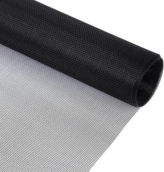 1 X 10 M Moskitonetz Aus Gaze, Uv-beständig, Für Vorratskammer, Stoff, Für Türen, Vorhänge Und Fenster – Schwarz