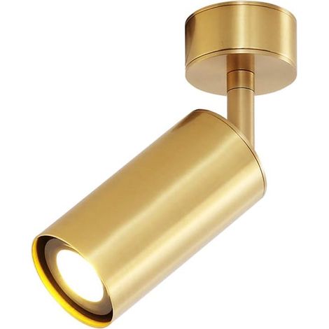 Led-deckenstrahler, Leselampe, Nachttischlampe, Wandleuchte, 360° Drehbar, Goldfarben, Gu10-fassung, Led-deckenleuchte [energieklasse A+]