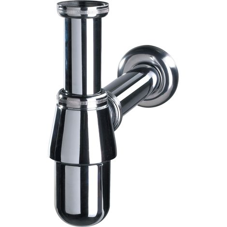 Wirquin – Verstellbarer Waschbecken-siphon Aus Messing 30724028 Ø32 – 50 Mm Wassersperre – Einfache Montage – Kompaktes Design