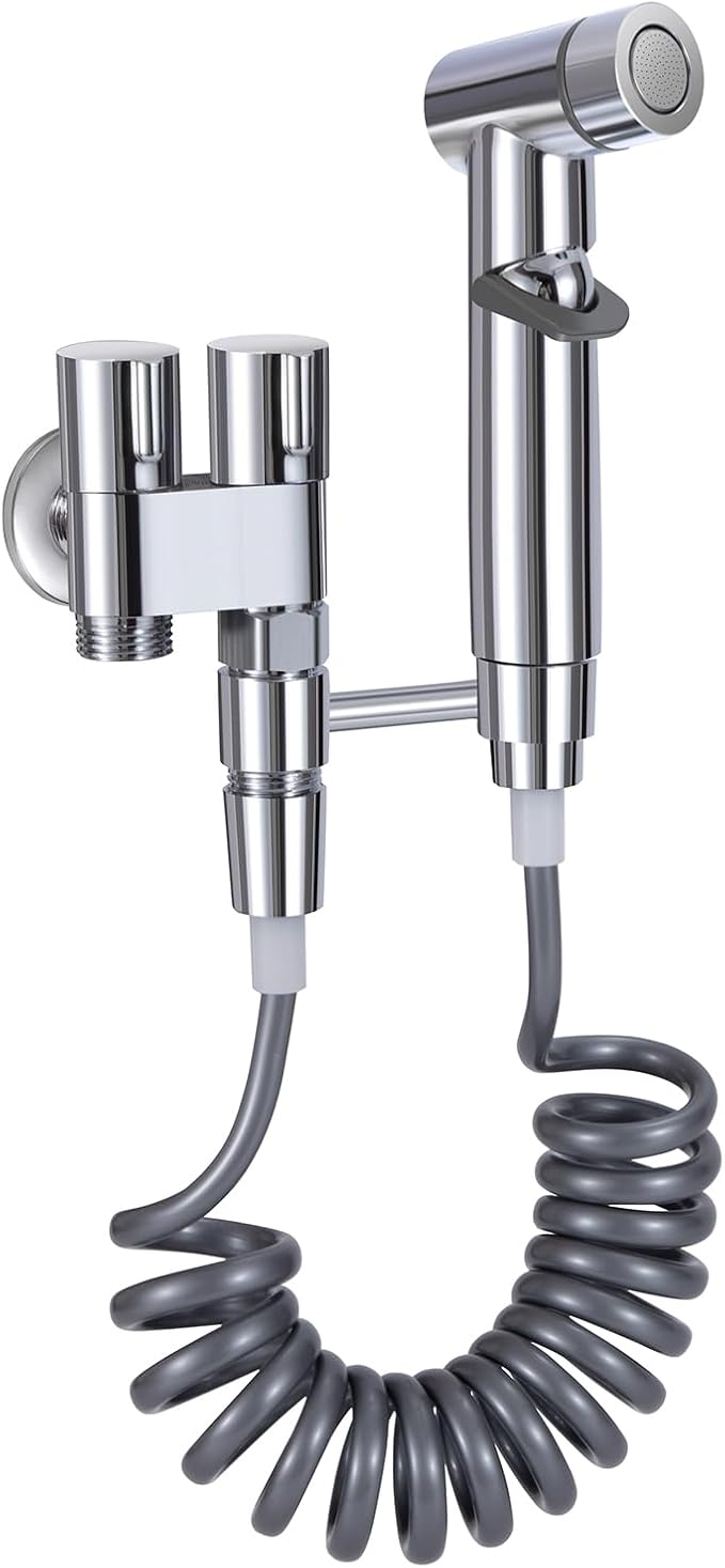 Toiletten-bidet-sprühset, Handbrause Aus Edelstahl Mit Abs-schlauch Für Die Tägliche Persönliche Hygiene Und Haustierwäsche