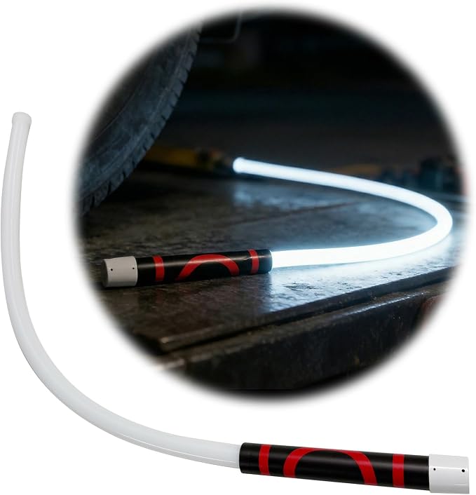 44-zoll-led-taschenlampe, Flexibel – Hochleistungsfähige, Faltbare Arbeitsleuchte Mit 3 Helligkeitsstufen, Wiederaufladbare, Flexible Leuchte Für Mechaniker, Autoreparaturen, Inspektionen Und