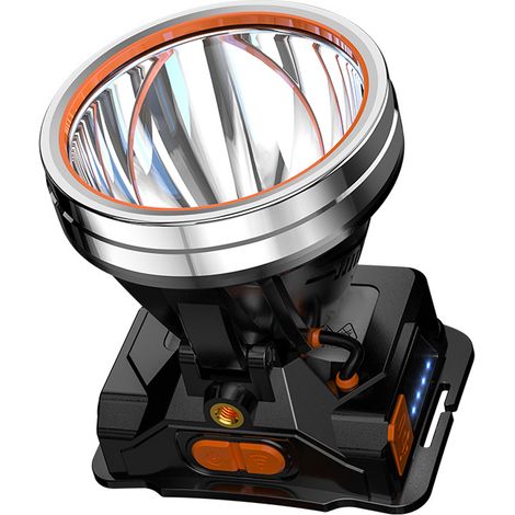 Led-stirnlampe Mit Vier Kernen, Wiederaufladbar, Helles Licht Für Camping, Jagd Und Angeln, Weißes Licht
