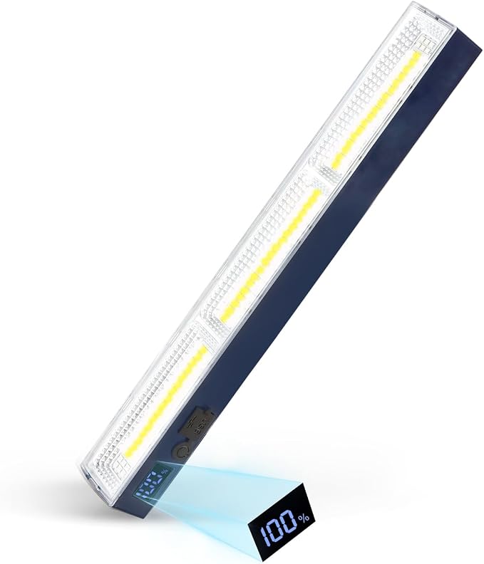 Letour Led-arbeitsleuchte Für Mechaniker, 165 Leds, 5000 Mah Akku, Wiederaufladbar, Für Werkstätten