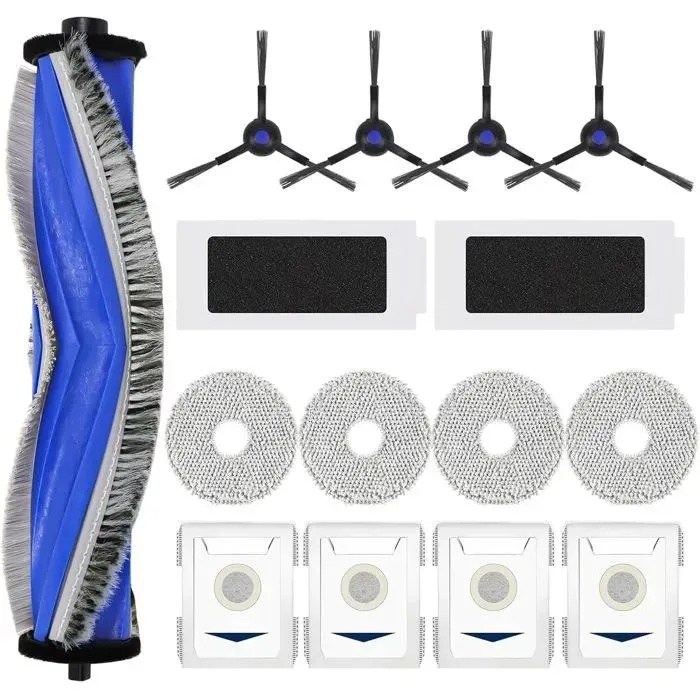 Zubehör Für Ecovacs Deebot T30 Omni/t30 Pro Omni Saugroboter, Ersatzteile Mit 1 Hauptbürste, 4 Hepa-filtern