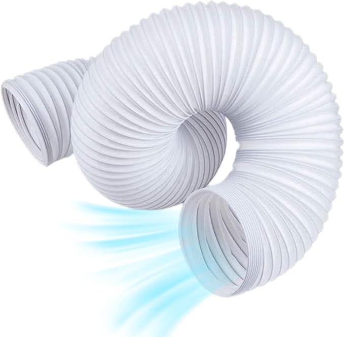 Flexibler Luftschlauch, 15 X 150 Cm, Abluftschlauch Für Tragbare Klimaanlagen, Pvc- Und Stahl-abluftschlauch Für Heizung Und Klimaanlage, Wäschetrockner, Dunstabzugshaube, Luftentfeuchter