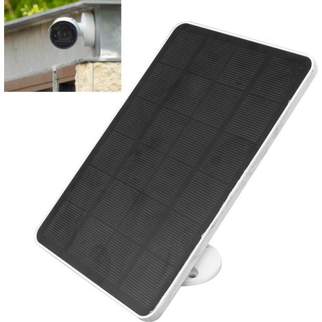 Solarpanel Für Außenkamera, Kabellos, 4 W, 5 V, Ip65, Verstellbare Halterung, Weiß