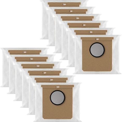 12er-pack Staubbeutel Für Die Selbstentleerende Ladestation Der Eufy L50 Ses L60 Staubsauger – Für Conga Home 1000 – 8090 Ultra – 9090ai