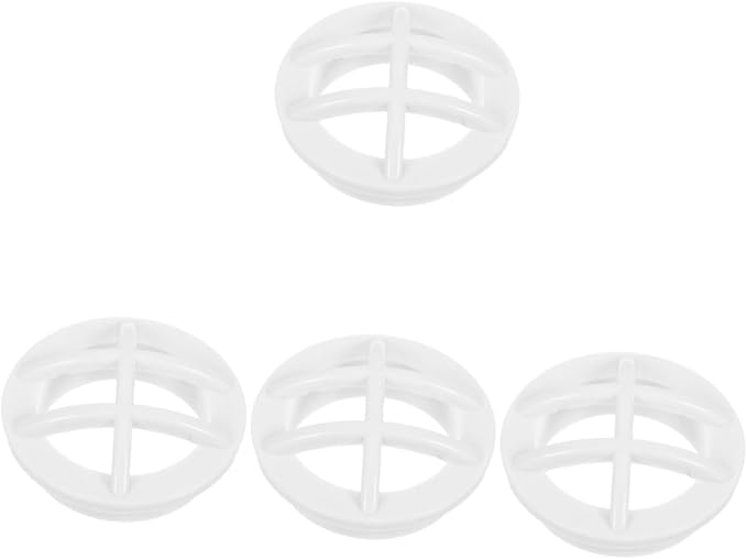 Besportble 4-teiliges Wand-sicherheitsgitter Für Schwimmbecken, Sicherheits-einlaufsieb, Wand-einlauf-anschlussset, Türstopfen, Sicherheits-einlaufanschluss, Weiß
