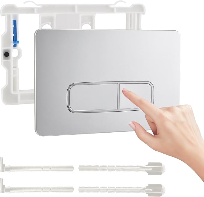 Geberit 2er-pack Ersatz-toilettenbetätigungsplatten Für Sigma01, 20, 21, 30, 40, 50, Up300, Up320 Spülkästen, Kompatible Betätigungsplatte (weiß)