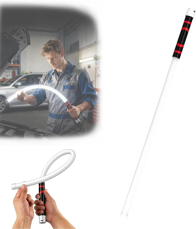 360° Flexible Led-arbeitsleuchte Für Mechaniker, Flexible Arbeitslampe, Wiederaufladbare Mechanikerlampe, 3 Helligkeitsstufen, 76 Cm, Für Mechaniker, Kfz-reparaturen, Schwer Zugängliche Bereiche (b)