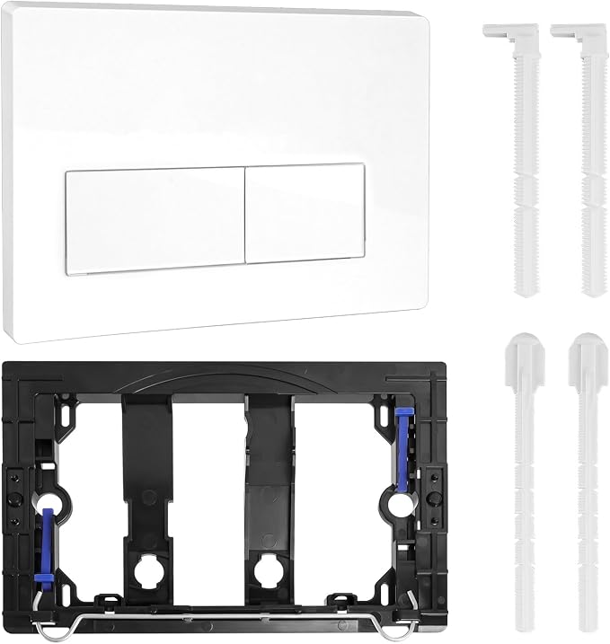 Geberit Sigma 01, Up300 & Up320 Kompatible Wandhängende Wc-spülplatte, Geberit Spülplatte, Unterputz-spülkastenblende Für Dual Silent Flush (weiß)