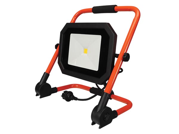 Zusammenklappbare Tragbare Led-lampe - 50 W - 4000 K - 1,5 M Kabel + Europäischer Stecker