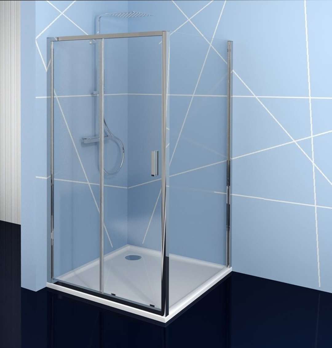Polysan Easy Line - Duschkabine 100x100 Cm, L/r-variante, Klarglas/chrom El1015el3415