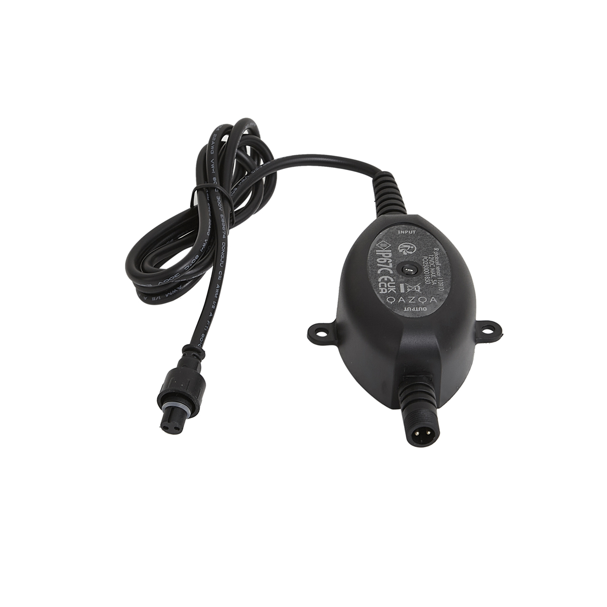 Qazqa Dämmerungssensor 12v Schwarz Ip67 - Voltaire