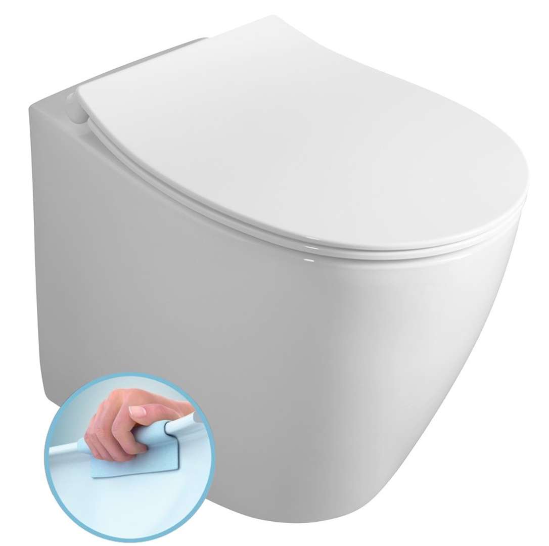 Sapho Isvea - Stand-wc Sentimenti, Rimless, Vario-abgang, Weiß 10sm10004sv