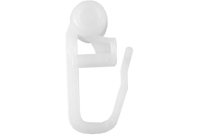 Bestlivings Gardinenröllchen zum Einhängen von Stoffen mit Gardinen- und Kräuselbändern, (Spar-Set, 50-St), für Innenlaufschienen mit Nutbreite 4–7 mm, geräuscharmes Gleiten